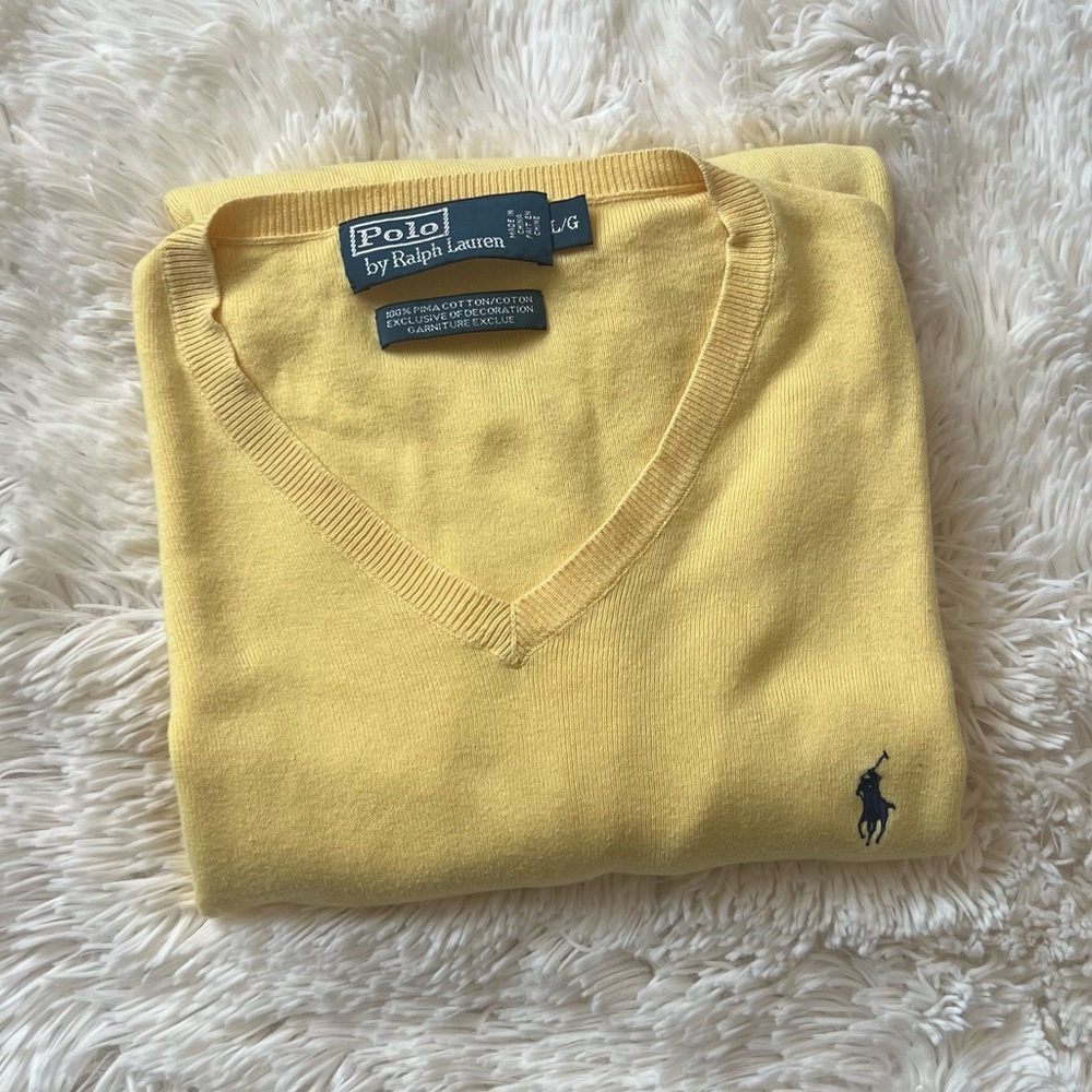 Polo‎ by Ralph Lauren Men's Yellow Sweater